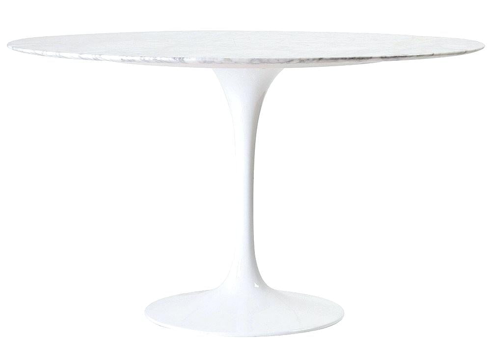 Tulip 1200mm Marble Dining Table, White Round Dining Table Nz