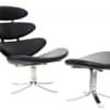Corona Chair + Ottoman